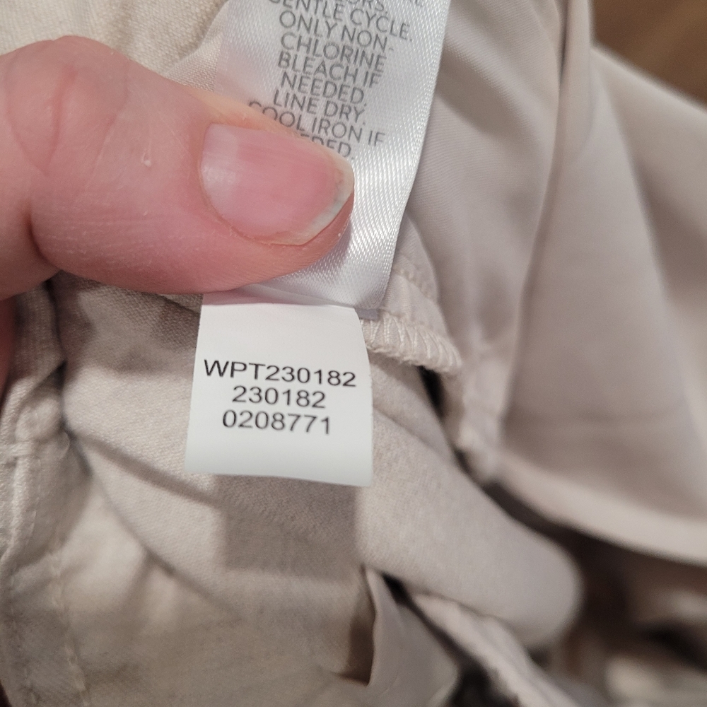 J. Jill Pants Womens Size 10 Straight Leg Beige Oatmeal Heather - Picture 6 of 8